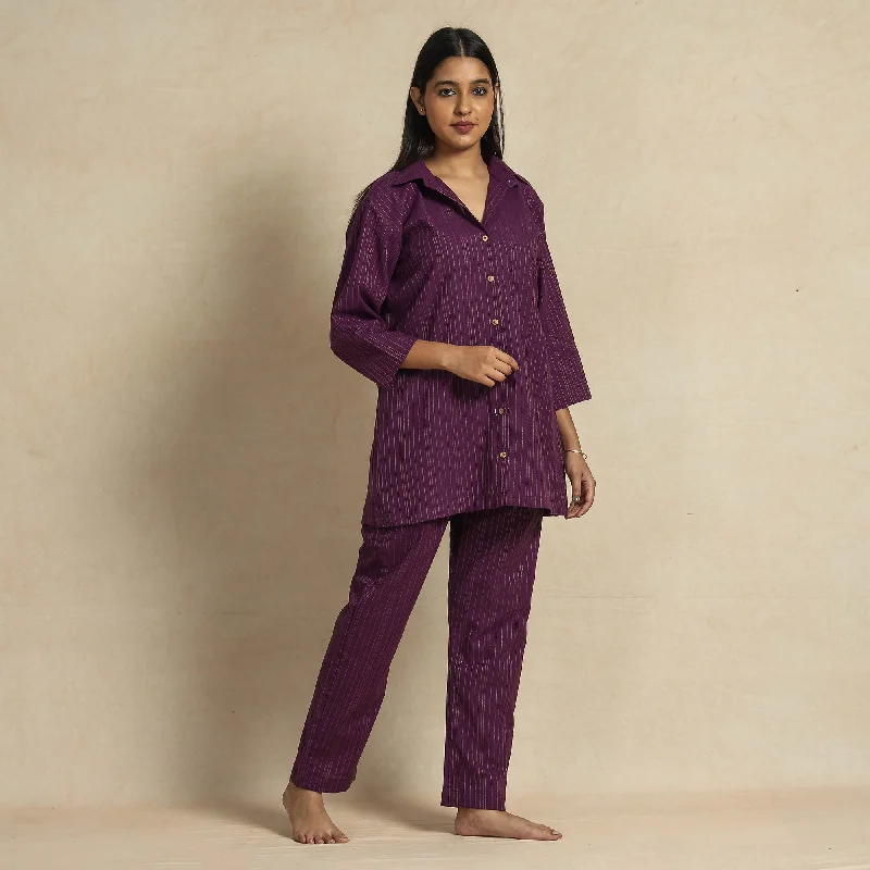 2023-919-1-131-dark-purple-jacquard-cotton-top-pyjama-night-suit-set