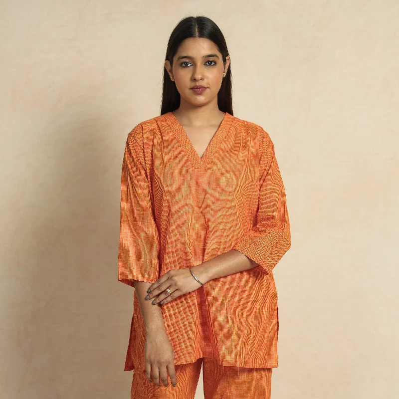 2023-919-1-21-orange-jacquard-cotton-top-pyjama-night-suit-set