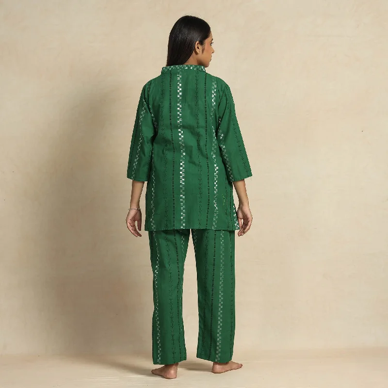 2023-919-1-31-dark-greenjacquard-cotton-top-pyjama-night-suit-set