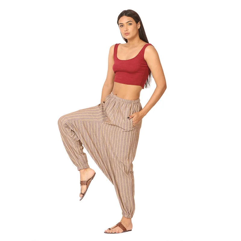 aatman-cotton-harem-pants-for-women-brown-stripes-bt01029-080524