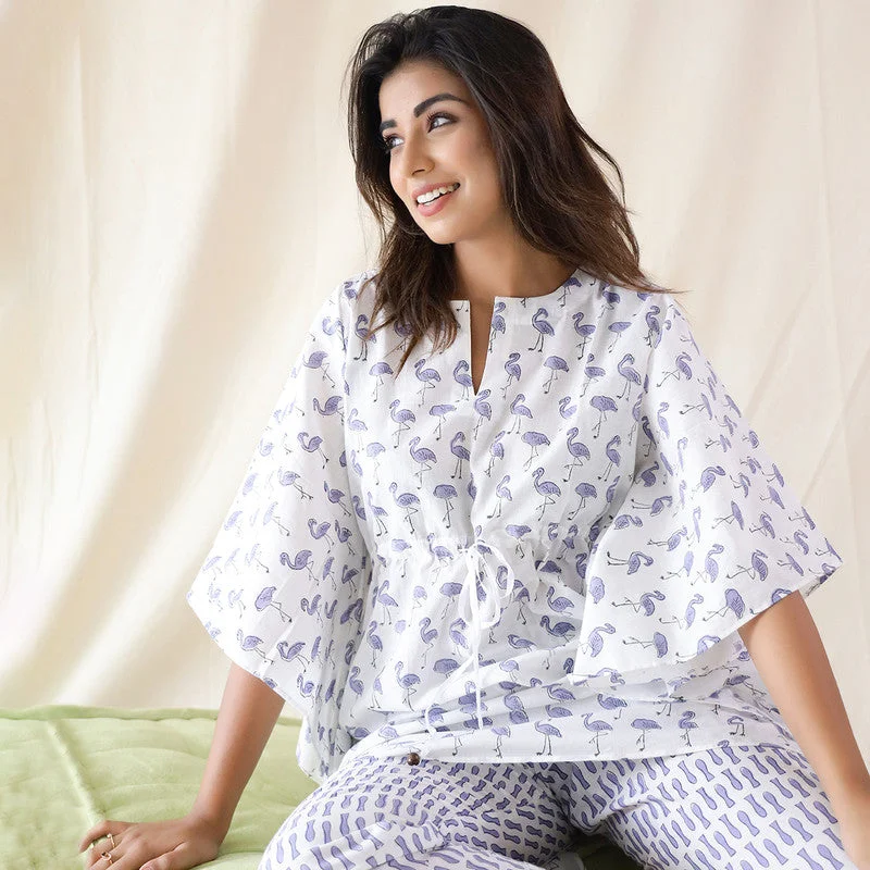 keva-cotton-kaftan-set-flamingo-print-white-op13-26922