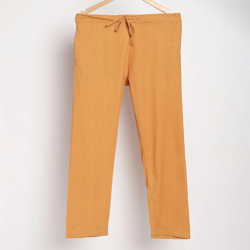 organic-cotton-pants-for-women-slim-fit-orange