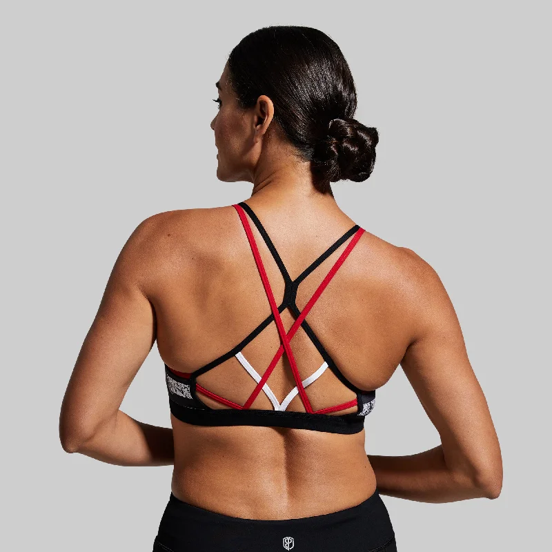 Warrior Sports Bra (Thin Red Line)