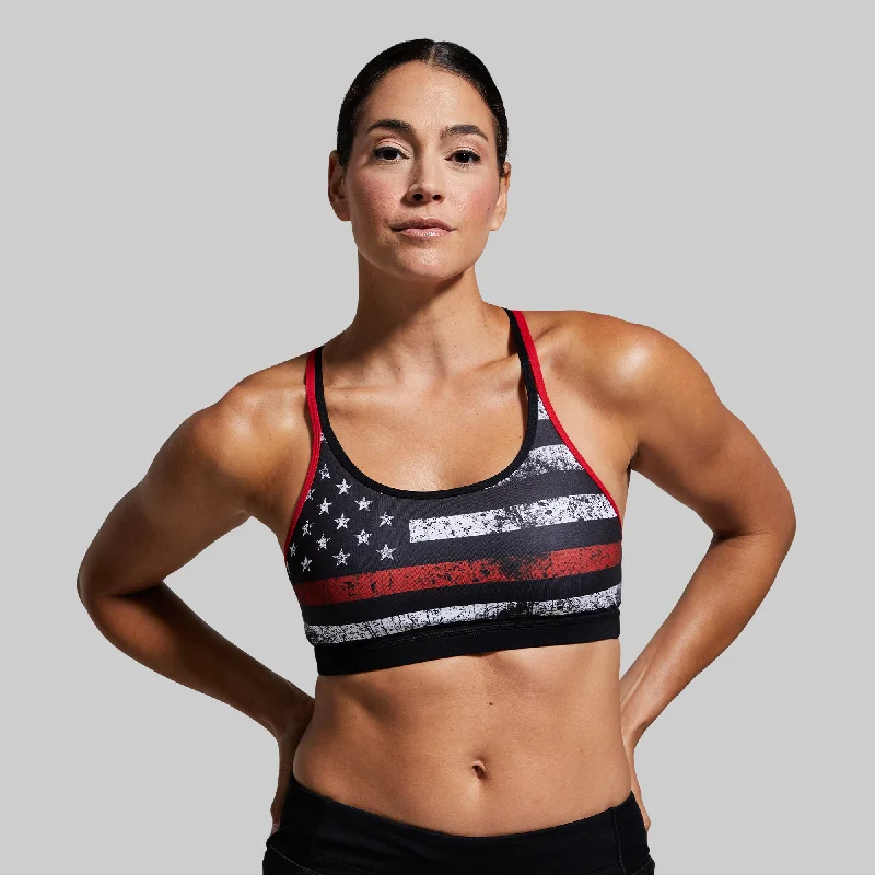 warrior-sports-bra-thin-red-line