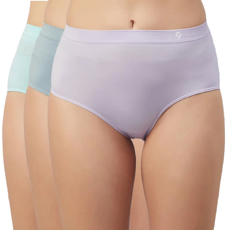 C9 AIRWEAR Solid Hipster Briefs for Women (5 Packs)