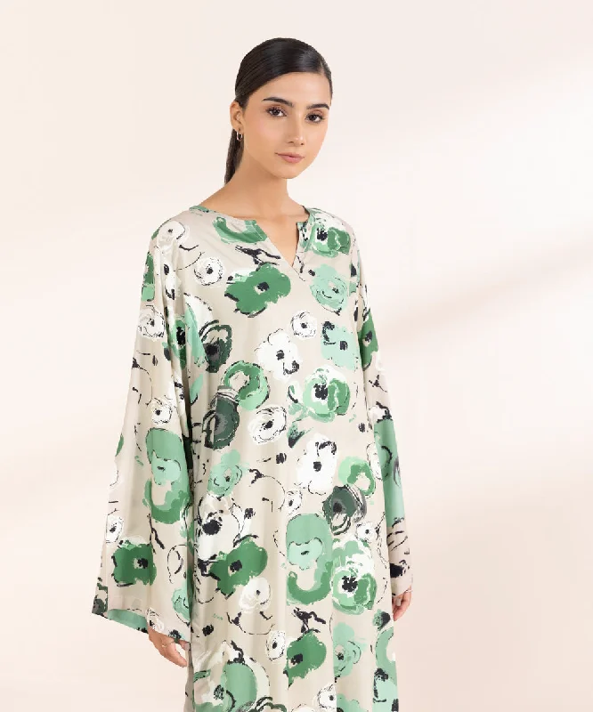 Printed Arabic Lawn Shirt