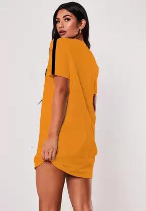 Women Night Dress (MUSTARD)