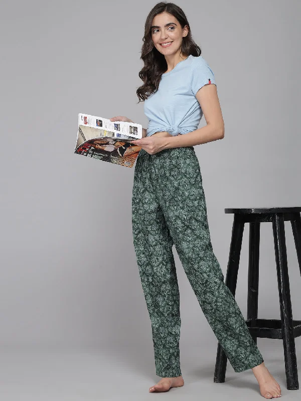 Floral Pyjama - Green