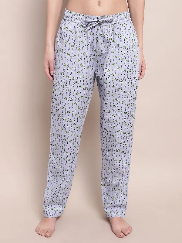 Crab Print Pyjama - Blue