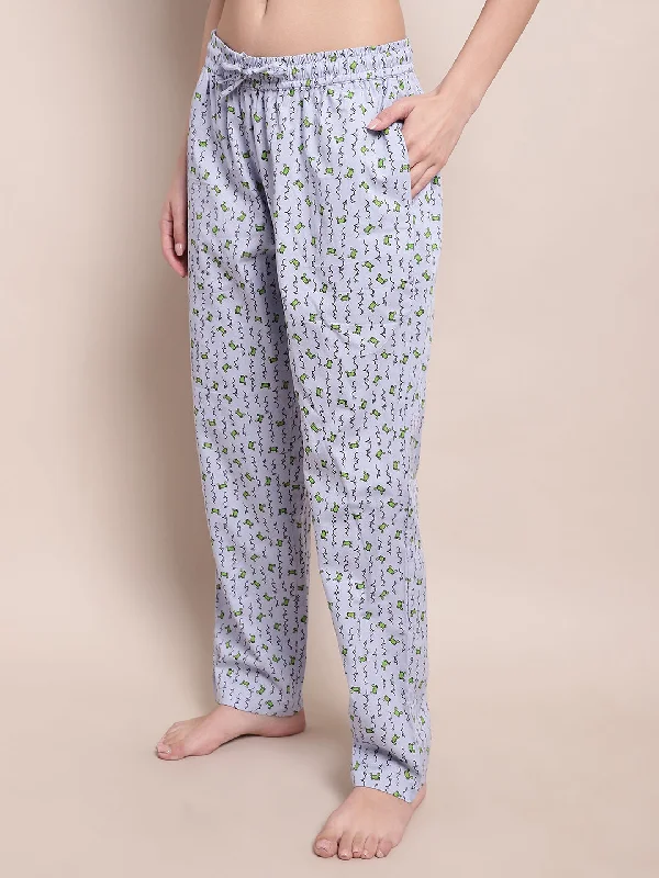 Crab Print Pyjama - Blue