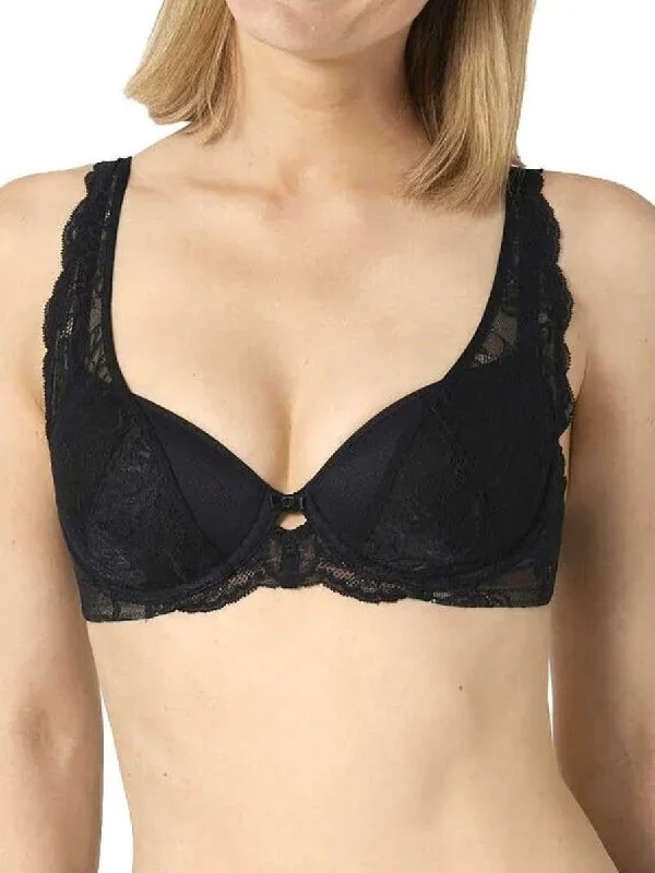 Amourette Charm Padded Bra - Black