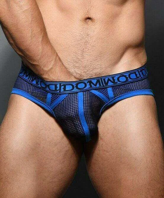 Andrew Christian Brief Dom Briefs Hyper-Masc Double-Mesh Royal 91608 52