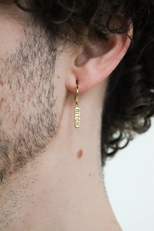 BITCH Huggie Earrings