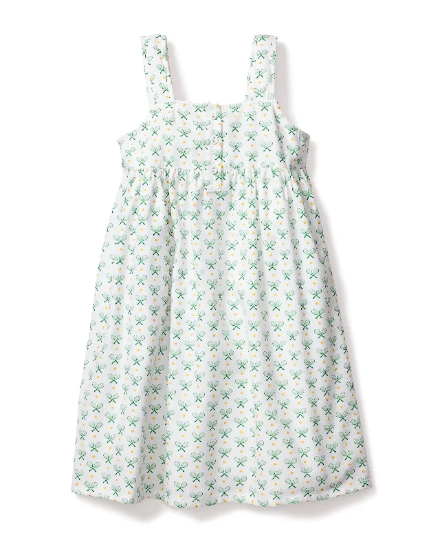 Girl's Twill Charlotte Nightgown in Match Point