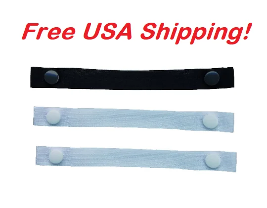 The Most Comfortable ""Bra Strap Holder"" You'll Ever Have. (3-Pack: 2 White and 1 Black), Free USA shipping