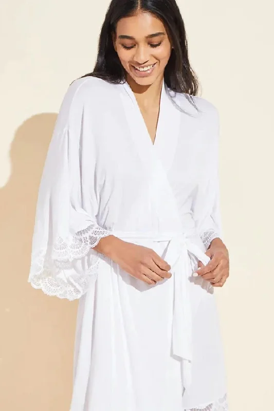 Eberjey Mariana TENCEL Modal Robe R1710KN White