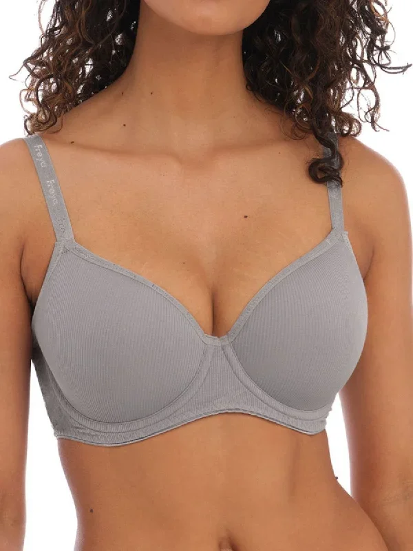 Chill Demi T-Shirt Bra - Cool Grey