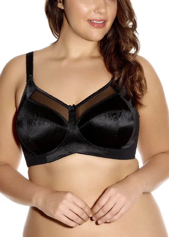 Goddess Keira Black Wireless Unlined Bra 6093