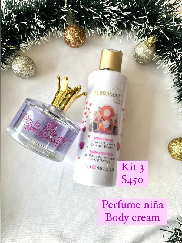 KIT 3 PERFUME NIÑA TERRAMAR