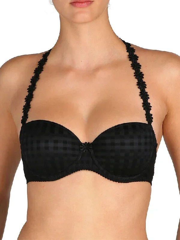 Avero Padded Balcony Bra - Black