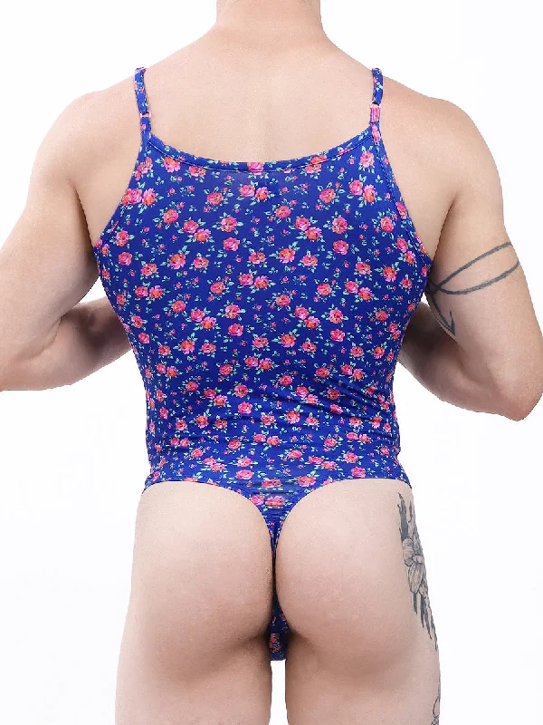 mens-navy-blue-floral-thong-bodysuit