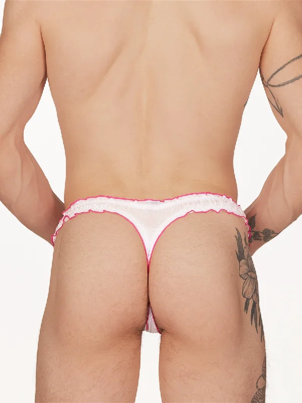 mens-white-frilly-nylon-thong