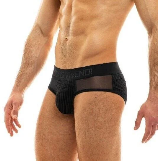 Modus Vivendi Low-Rise Briefs Tiffany's Velvet Elegant Black Brief 12014 29