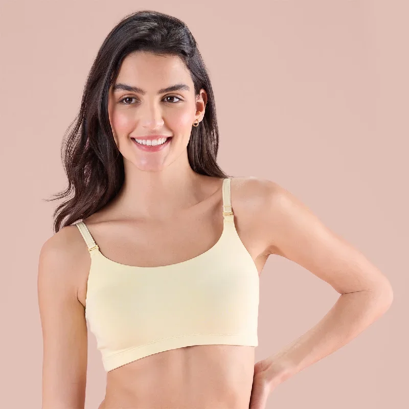 Nykd by Nykaa Easy Breezy Slip On Bra-NYB165-Cream