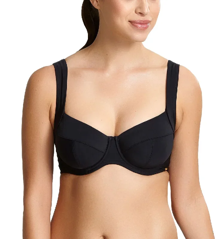 Panache Anya Riva Full Cup Balconnet Underwire Bikini (SW1302)- Black