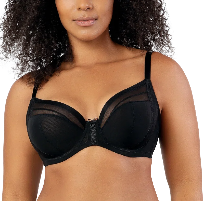 Parfait Shea Black Plunge Unlined Bra P6062