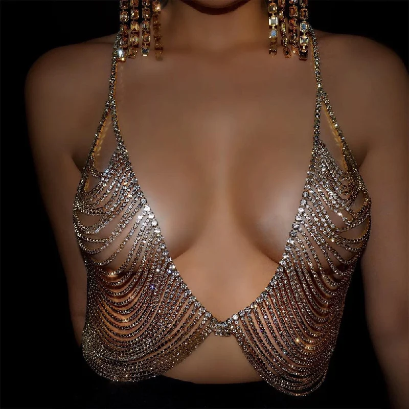 Renaissance Crystal Chain Bra