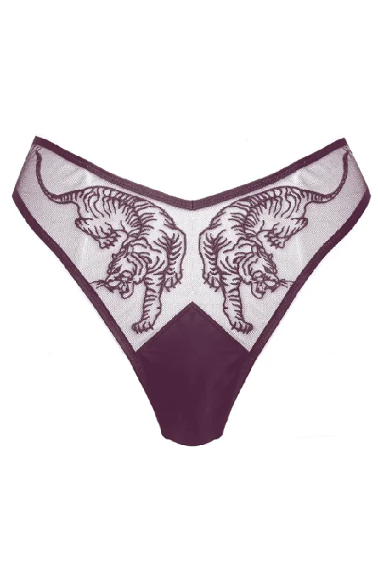 Tigris Thong - Purple