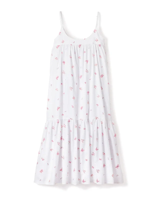 Women's Twill Chloé Nightgown in Butterflies