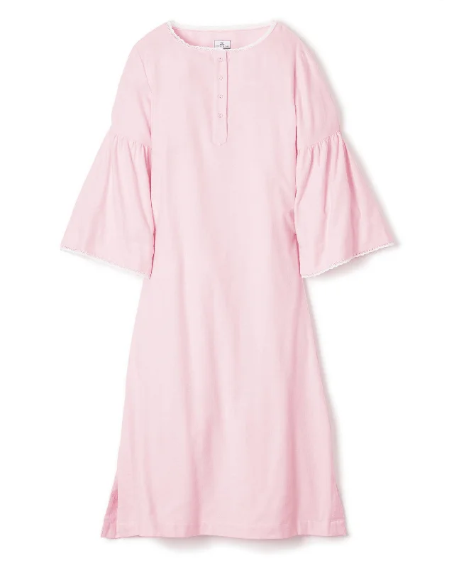 Women's Flannel Seraphine Nightgown in Pink