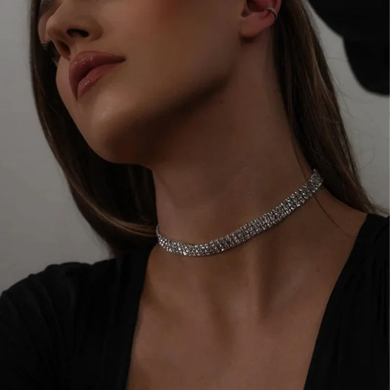 Elegance Strata Diamond Necklace